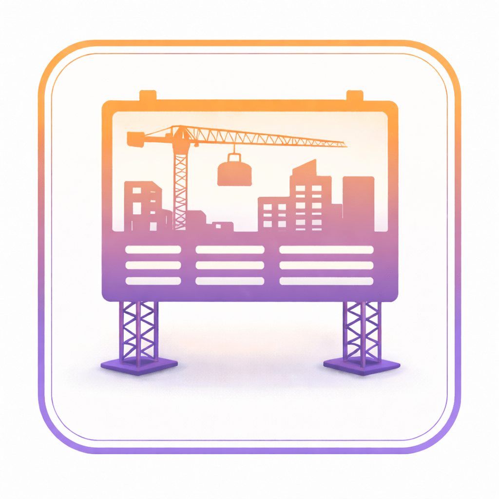 Bauschild mieten – nachhaltige Bauschilder für Bauprojekte bundesweit